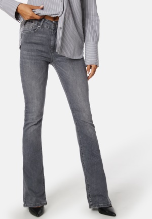 Läs mer om ONLY Onlblush Mid Flared Jeans Grey Denim M/30
