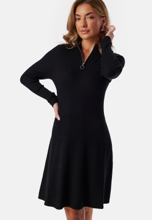 Läs mer om ONLY Onldee Hazel L/S ZIP DRESS NCA Black XS