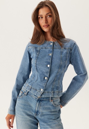 Läs mer om ONLY Onlgina Tailored Jacket Dnm Light Blue Denim L