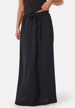 Läs mer om ONLY Onlmette life high waist long skirt Black XS