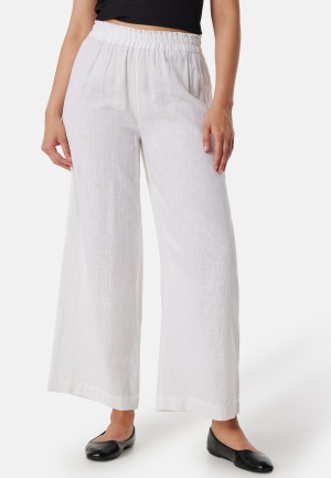 Läs mer om ONLY Ontokyo Linen Blend Pant Bright White M/30