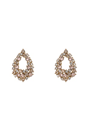 Bilde av Lily And Rose Petite Earrings Silk/pink/gold One Size