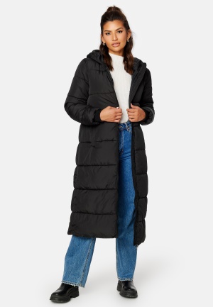 Pieces Bee New Ultra Long Puffer Black L