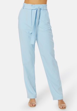 Pieces Bosella HW Paperbag Straight Pant Kentucky Blue XS