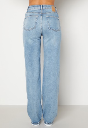 Pieces Holly HW Wide Jeans Medium Blue Denim 30/32