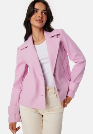 Läs mer om Pieces Pcbeatrice short jacket Dawn Pink XL