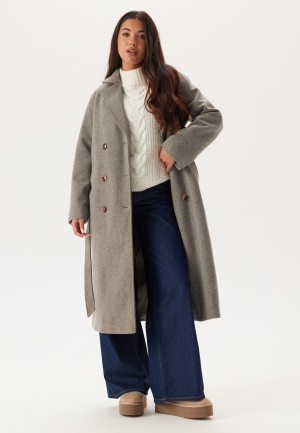 Pieces Pcmarbel Long Coat Morel XS