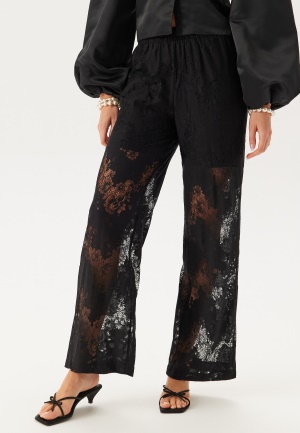 Läs mer om Pieces Pcnorinne Hw Straight Pants Black XS