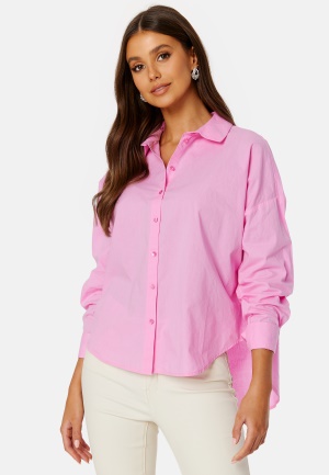 Pieces Tanne LS Loose Shirt Begonia Pink M