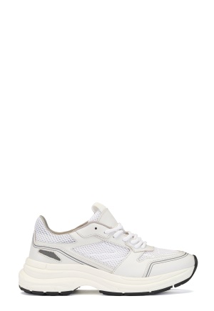 SELECTED FEMME Abby Leather Trainer White 37
