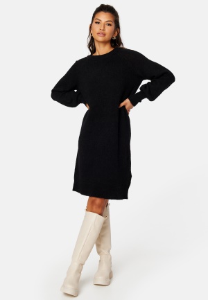 Bilde av Selected Femme Lulu Ls Knit Dress Black Xs