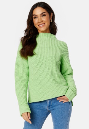 SELECTED FEMME Selma LS Knit Pullover Pistachio Green M