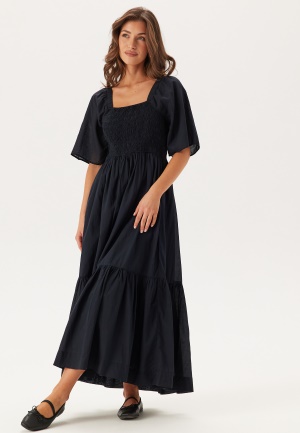 Image of SELECTED FEMME Slfdora Ss Ankle Dress Black 38