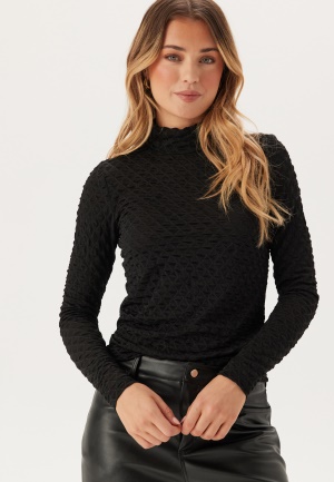 Läs mer om SELECTED FEMME Slftimmi Ls High Neck Structur Black L