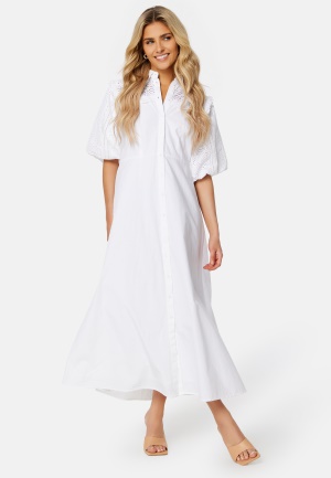 SELECTED FEMME Violette 2/4 Ankle Dress Bright White 34