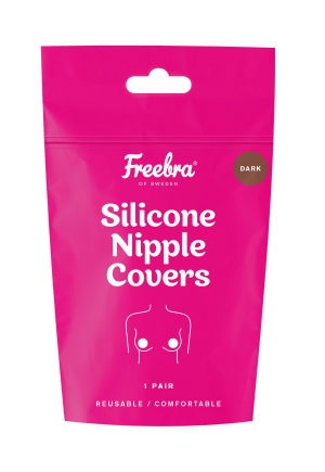 Läs mer om Freebra Silicone Nipple Covers Dark One size