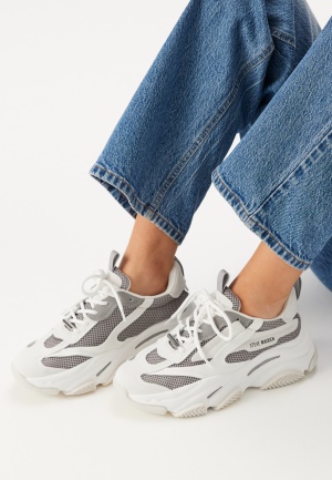 Läs mer om Steve Madden Possession-E sneaker Grey Stone 36