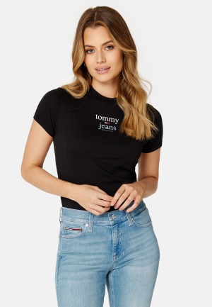 TOMMY JEANS Baby Essential Logo Tee BDS Black L
