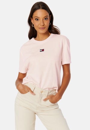 TOMMY JEANS Badge Tee TJ9 FAINT PINK XS