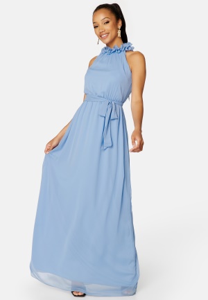 Trendyol Zuzana High Neck Dress Blue 36 tøj tøj - Pashion.dk