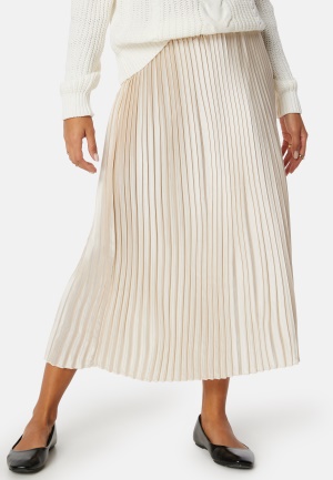 Image of VERO MODA Megga Christas High Waist Pleat Skirt Pumic Stone XL