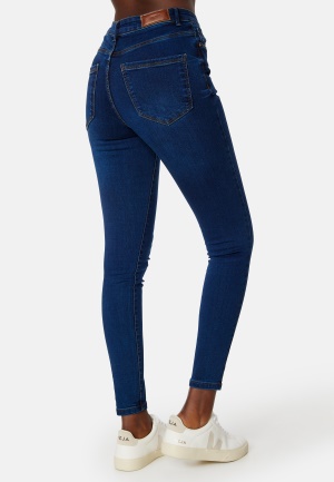 Läs mer om VERO MODA Sophia HR Skinny Jeans Dark Blue Denim XL/30