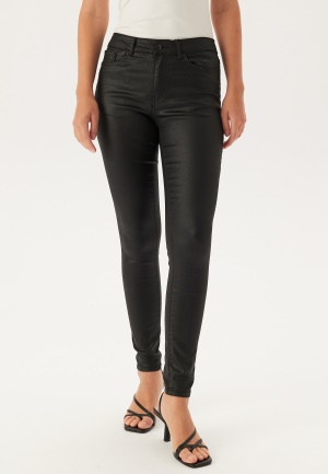 Läs mer om VERO MODA Vmflash Mr Skinny Coated Pants Black S/32