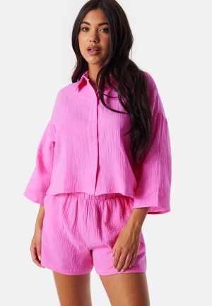Bilde av Vero Moda Vmnatali Crop Shirt Pink L