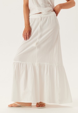 Läs mer om VERO MODA Vmpretty Hw Maxi Skirt Snow White L