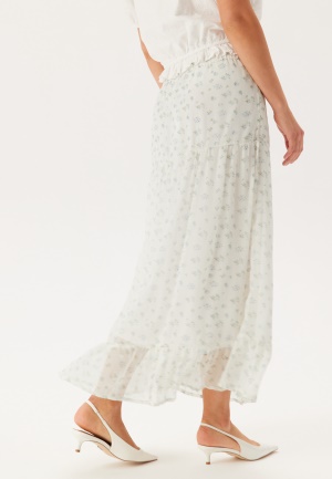 Image of VERO MODA Vmsmilla H/W ANKLE SKIRT ANKLE Bright White Aop: Airy Blue Jo XL