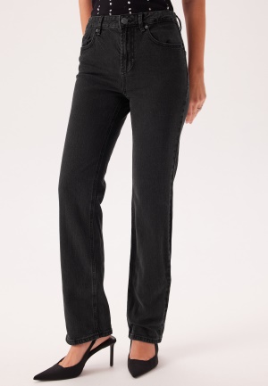 Läs mer om VERO MODA Vmtessa Hr Straight Jeans Black Denim 30/32