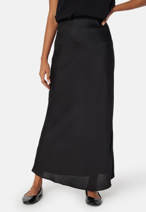 VILA Viellette High Waist Long Skirt Black 44