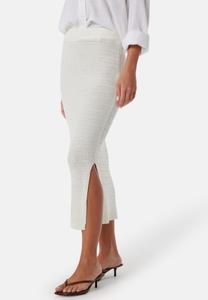 Läs mer om VILA Vimargot Midi knit skirt Egret XS