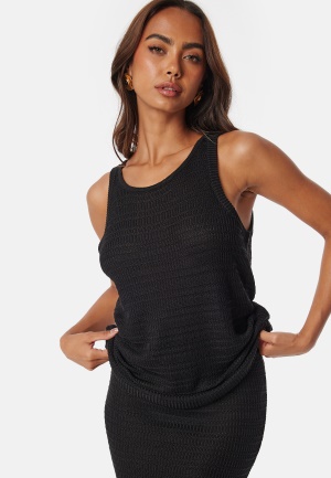 Läs mer om VILA Vimargot open O-Neck S/L knit top Black L