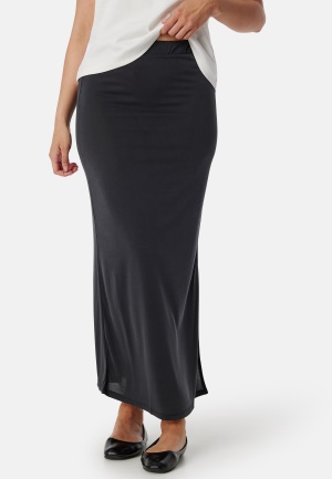 Läs mer om VILA Vimodala High Waist maxi skirt Black XL