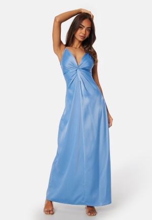 Läs mer om Y.A.S Athena Strap Maxi Twist Dress Ashleigh Blue S