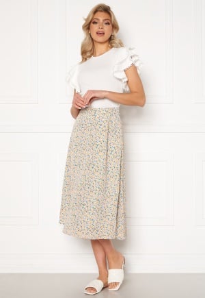 Y.A.S Kaydel Hw Long Skirt Cornflower Blue/ AOP M