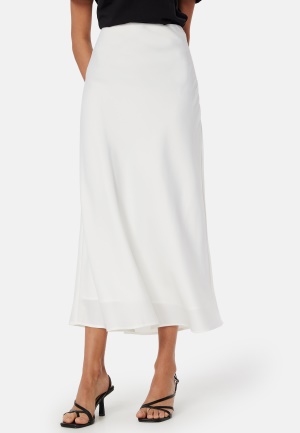 Läs mer om Y.A.S Lina High Waist Long Skirt Star White XL