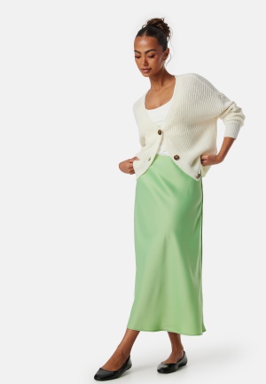 Läs mer om Y.A.S Pella High Waist Midi Skirt Quiet Green XS