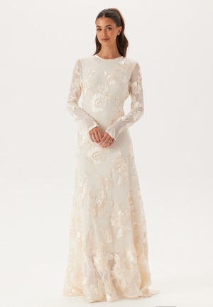 YAS Yasfloree Ls Train Dress Gardenia XS