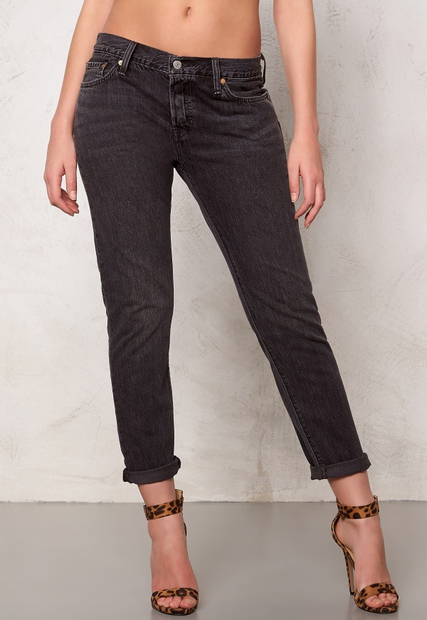 Levis 501 Ct Jeans Denim Fading Coal Bubbleroom