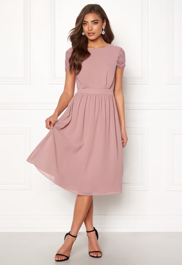 camellia chiffon dress