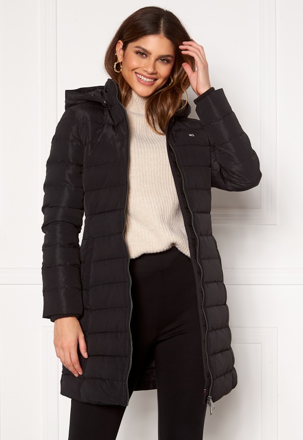 tommy jeans quilted down coat