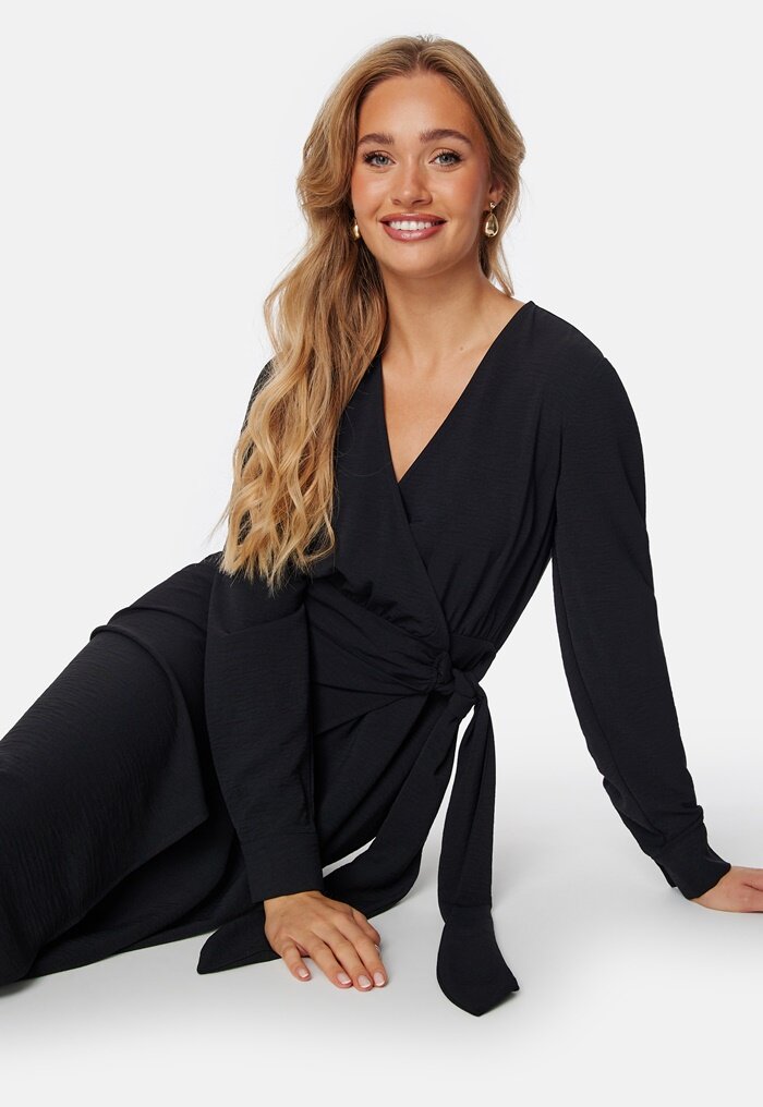 BUBBLEROOM Midi Wrap Dress