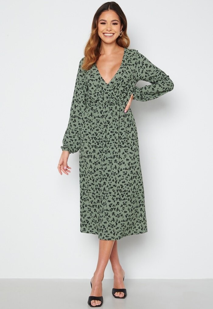 BUBBLEROOM Milana wrap dress