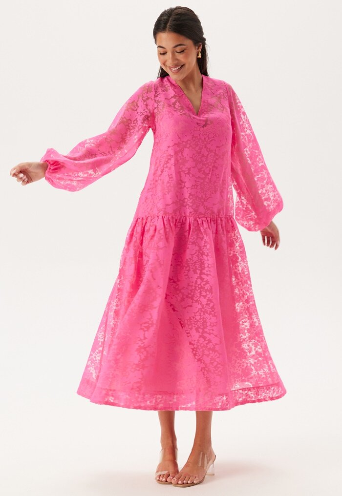 Bubbleroom Occasion Balloon Sleeve Midi Dress