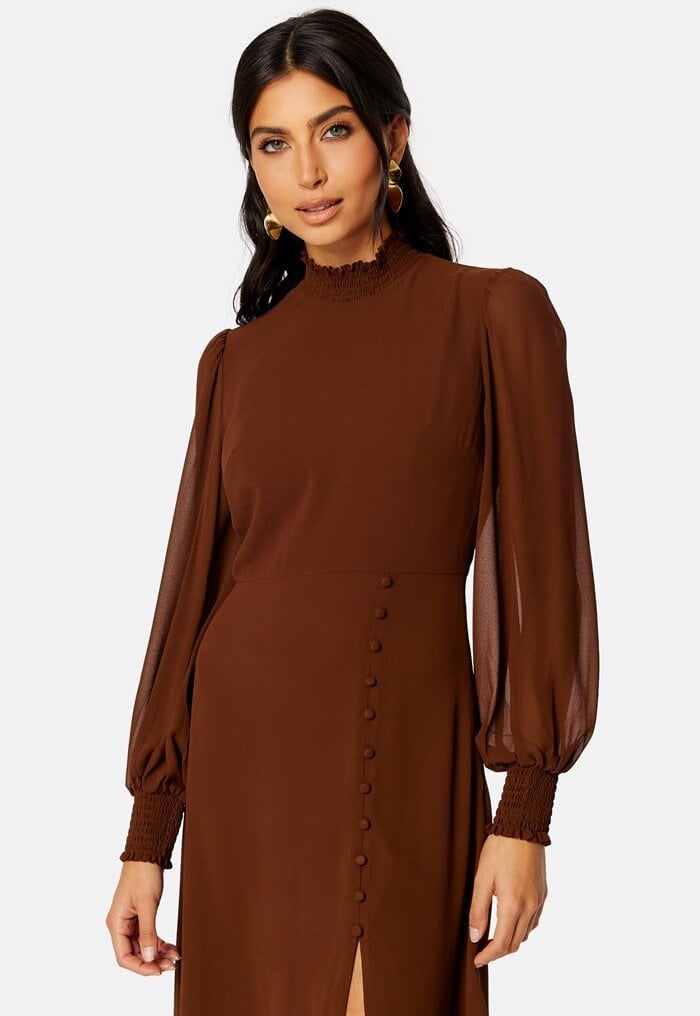 FOREVER NEW Sasha High Neck Midi Dress