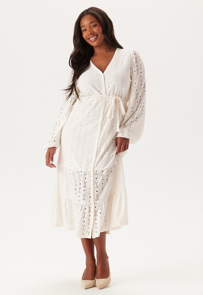 Happy Holly Soft Broderie Anglaise Dress