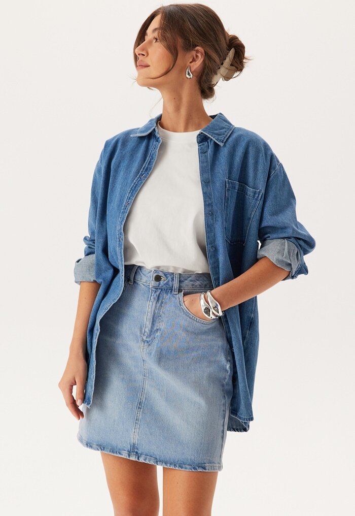 Object Collectors Item Objellen Hw Short Denim Skirt 