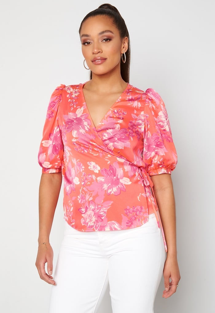 VERO MODA Julia S/S Baloon Wrap Top